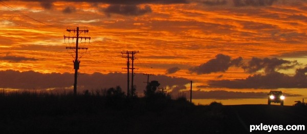 powerline poles